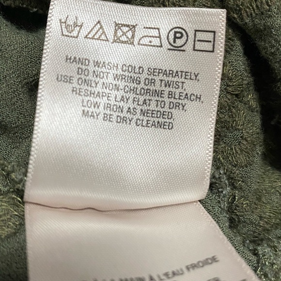 Anthropologie Saturday Sunday Zip Up Embroidered Gray/Green Hoodie in Size Small - Picture 10 of 13